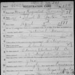Genealogy: WWI Draft Registration Cards