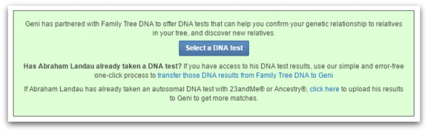 Geni Adds DNA to the World Family Tree