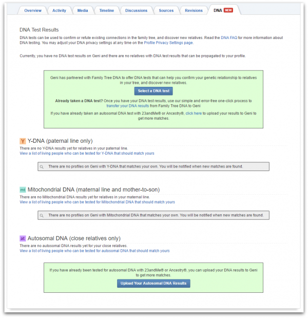 Geni Adds DNA to the World Family Tree