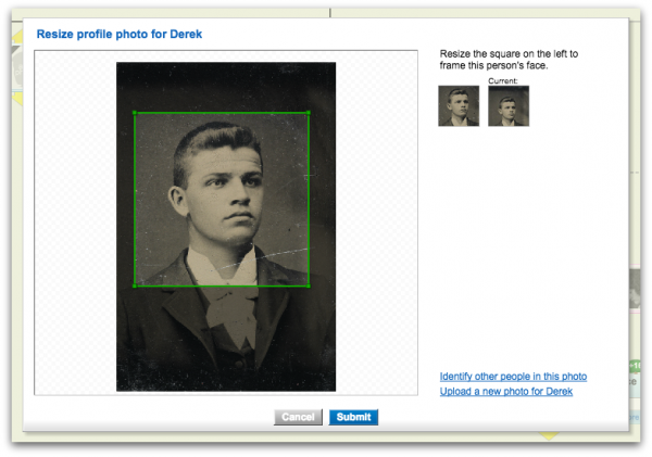 Geni Tips: Resize Photos in the Family Tree