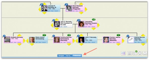 Geni Tips: Use Flip Nodes to See Profile Details in the Family Tree