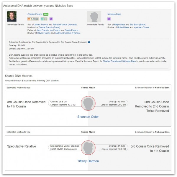 New Enhancements to DNA Matches